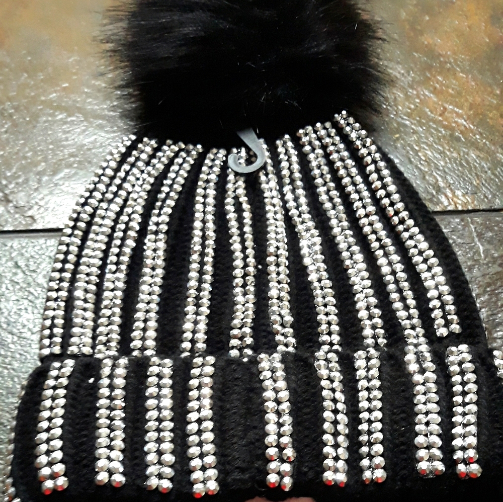 Rhinestone Beanie